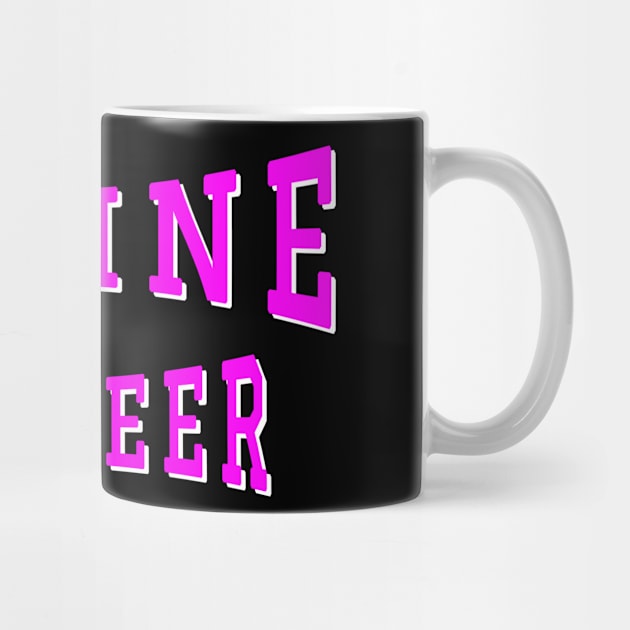 Marine Engineer in Pink Color Text by The Black Panther